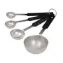 JOGO DE COLHERES MEDIDORAS 4 PEÇAS LUNDY - INOX/PRETO - Foto 3