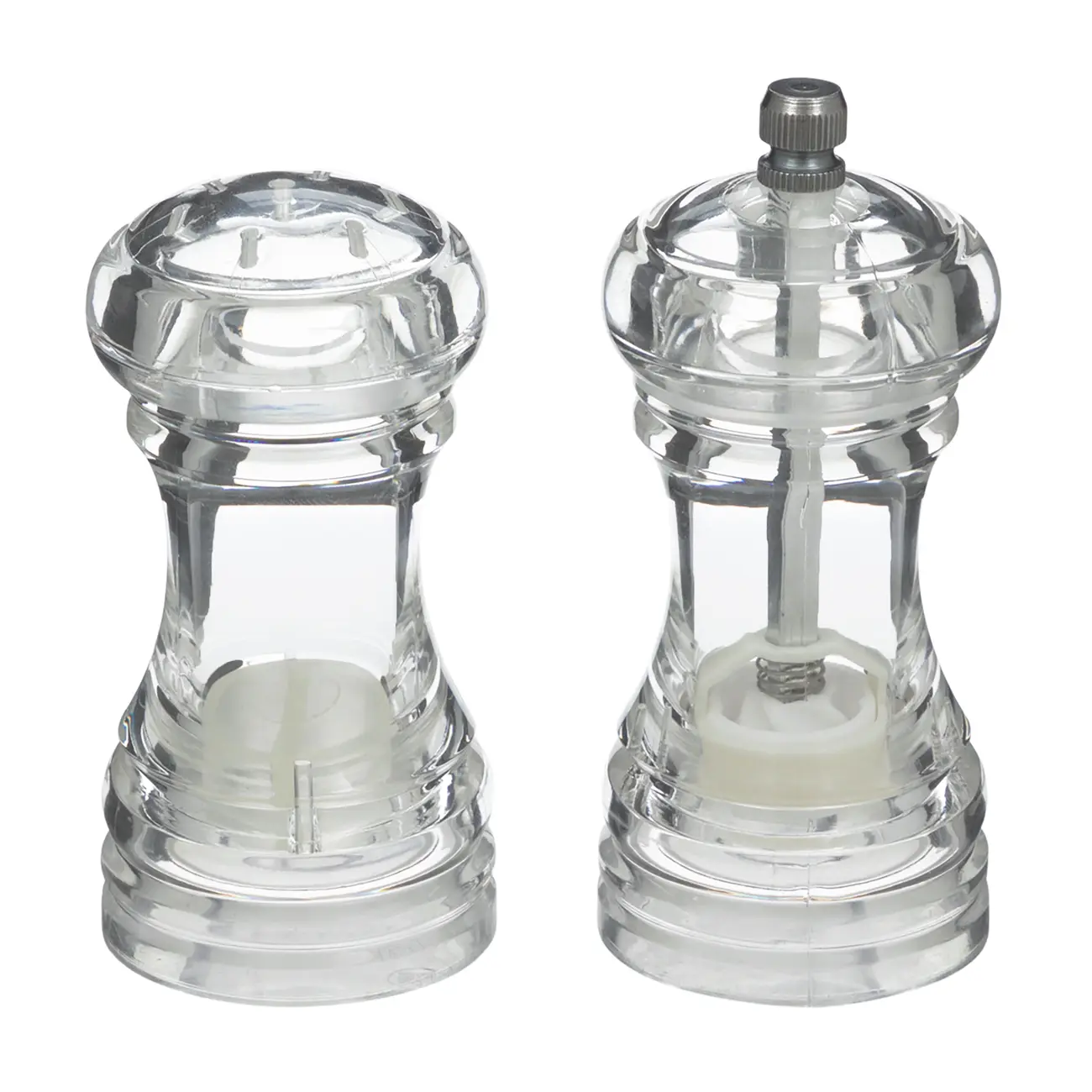MOEDOR DE SAL E PIMENTA 11 CM COM 2 EMPIRE - INCOLOR/INOX - Foto 1