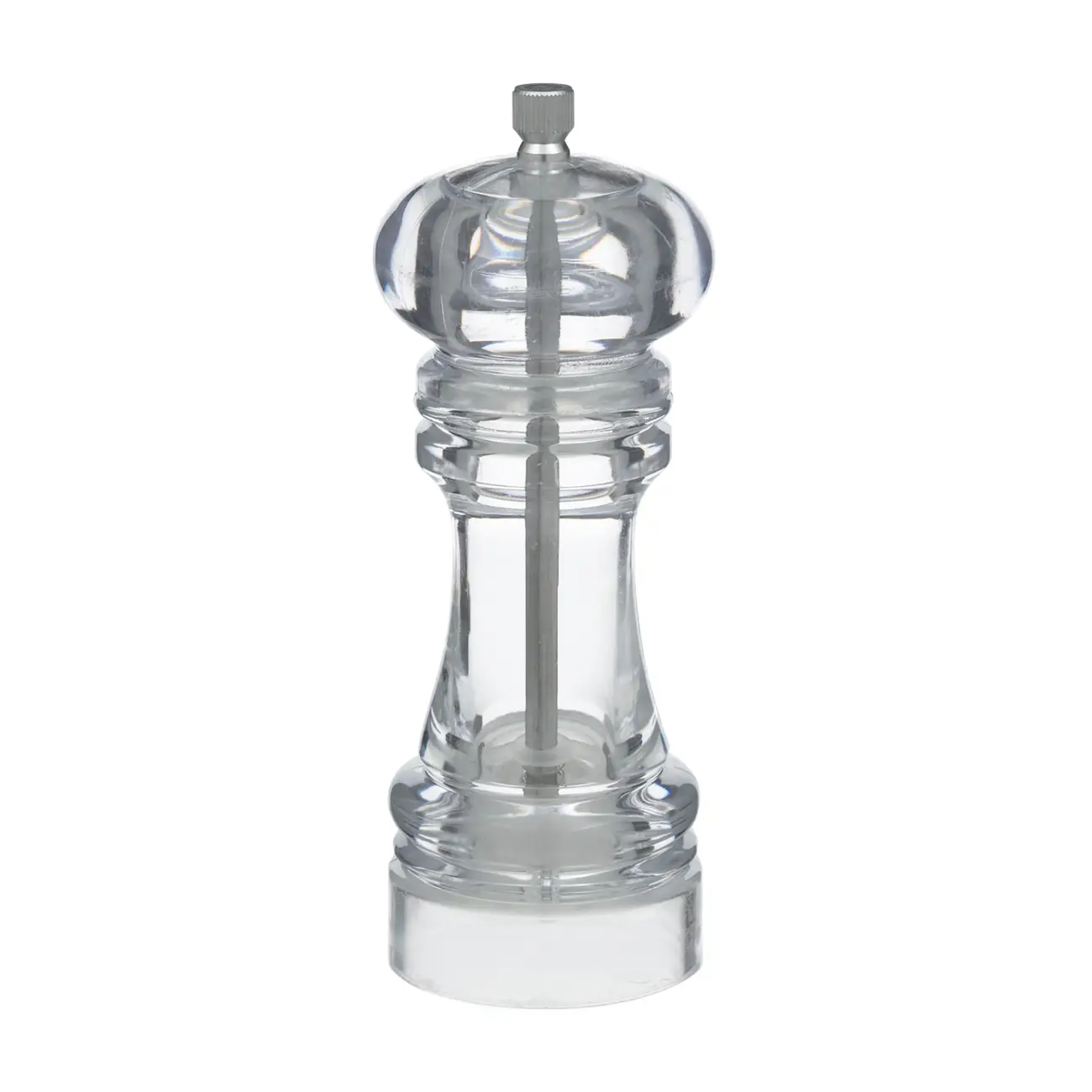MOEDOR DE SAL PIMENTA 15 CM EMPIRE - INCOLOR/INOX - Foto 1