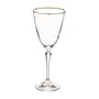 TAÇA DE ÁGUA 350 ML REALE - INCOLOR/DOURADO - Foto 1
