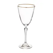 TAÇA DE ÁGUA 350 ML REALE - INCOLOR/DOURADO - Foto 1