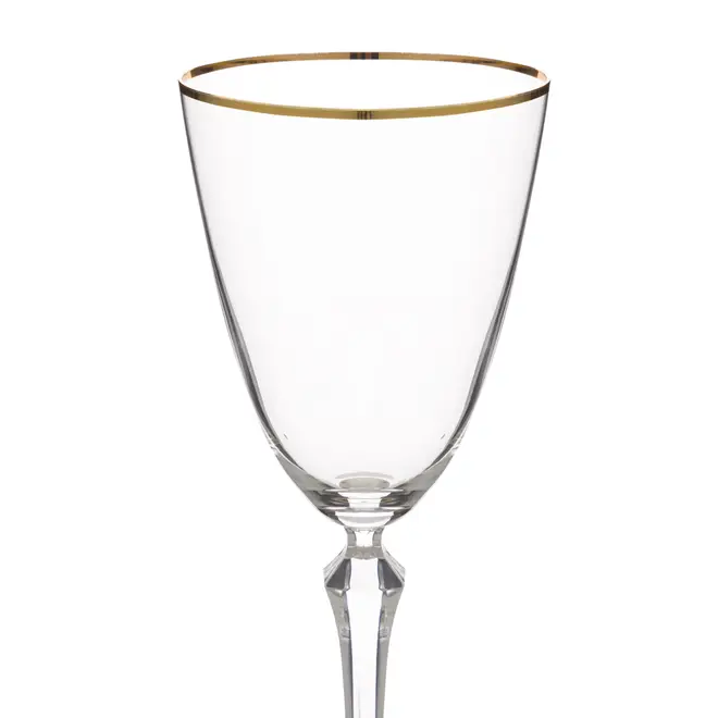TAÇA DE ÁGUA 350 ML REALE - INCOLOR/DOURADO - Foto 2