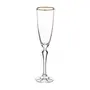 TAÇA CHAMPANHE 200 ML REALE - INCOLOR/DOURADO - Foto 1