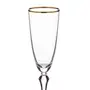 TAÇA CHAMPANHE 200 ML REALE - INCOLOR/DOURADO - Foto 2