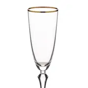 TAÇA CHAMPANHE 200 ML REALE - INCOLOR/DOURADO - Foto 2