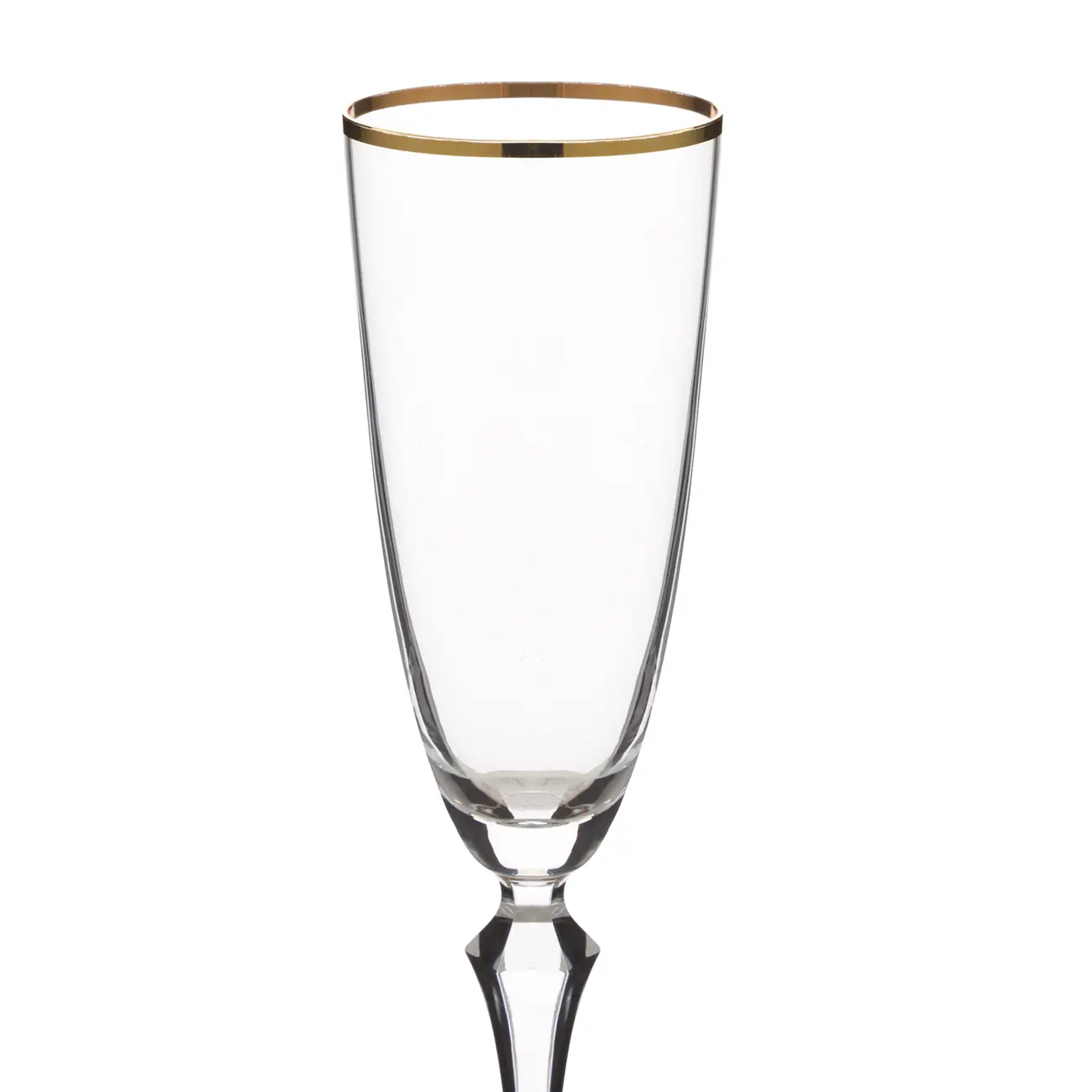 TAÇA CHAMPANHE 200 ML REALE - INCOLOR/DOURADO - Foto 2