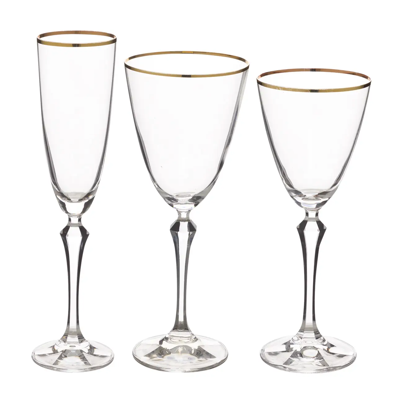 TAÇA CHAMPANHE 200 ML REALE - INCOLOR/DOURADO - Foto 4