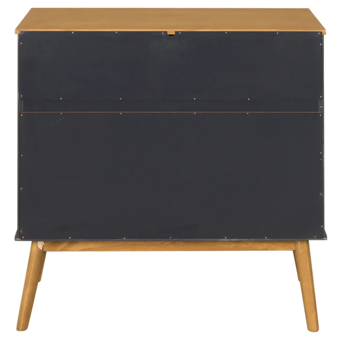 BRIA CÔMODA 3 GAVETAS 80 CM X 40 CM - GRAFITE/AMÊNDOA - Foto 8
