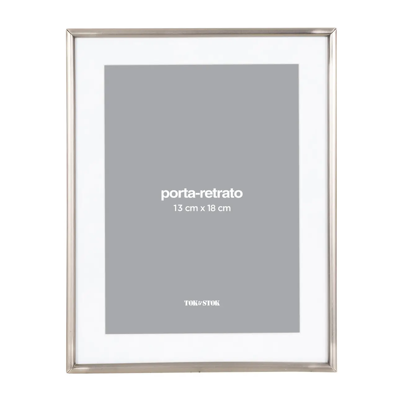 PORTA-RETRATO 13 CM X 18 CM MINIMALIST I - GRAFITE - Foto 1