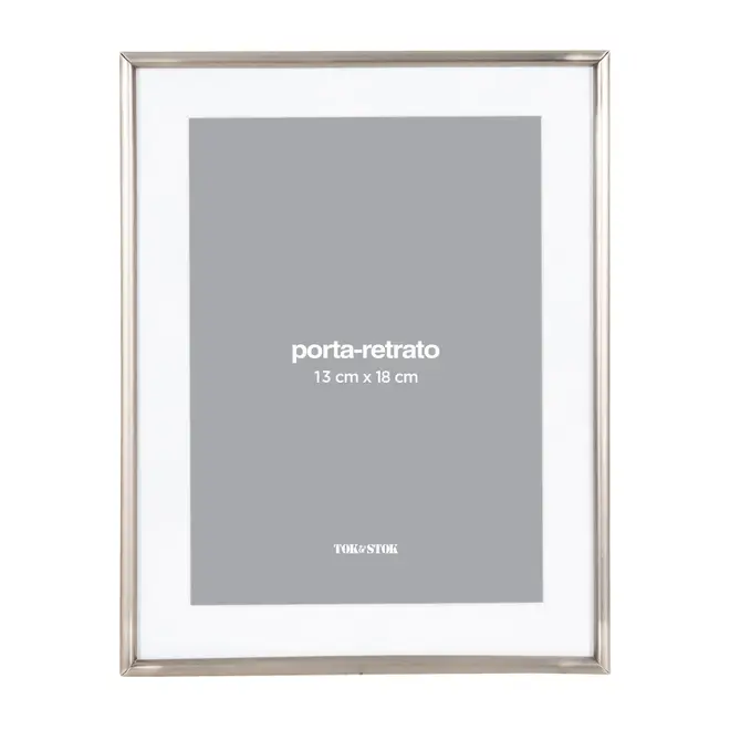 PORTA-RETRATO 13 CM X 18 CM MINIMALIST I - GRAFITE - Foto 1