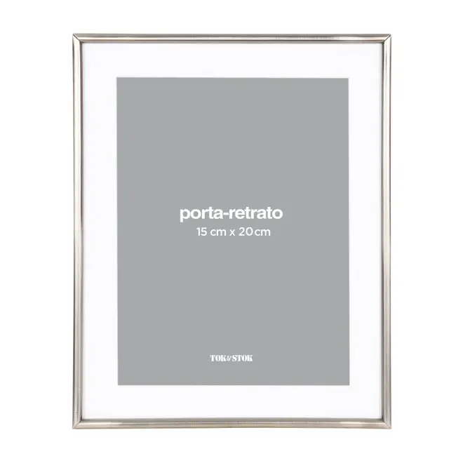 PORTA-RETRATO 15 CM X 20 CM MINIMALIST I - GRAFITE - Foto 1