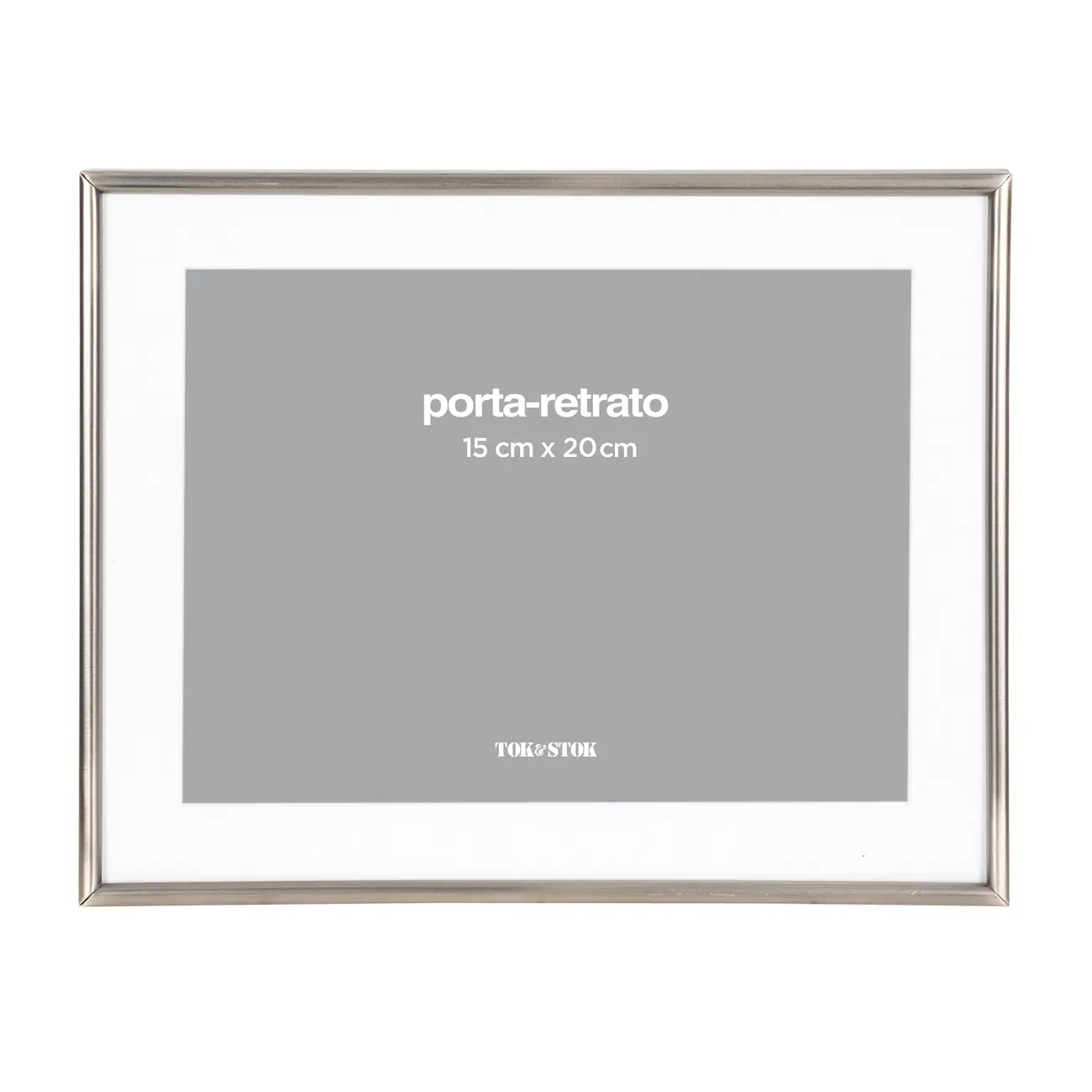 PORTA-RETRATO 15 CM X 20 CM MINIMALIST I - GRAFITE - Foto 3