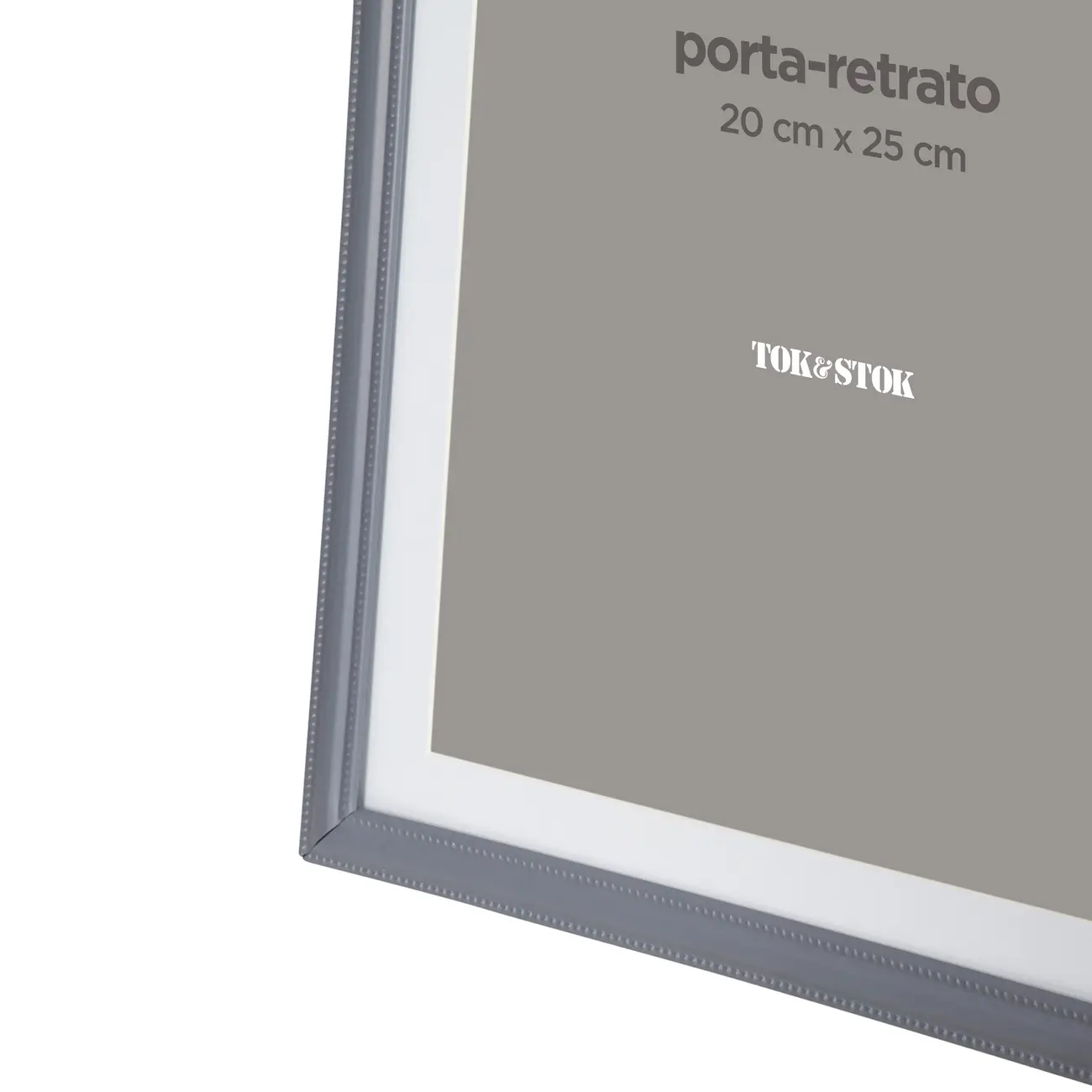 PORTA-RETRATO 20 CM X 25 CM CLION - GRIS BRULÉ - Foto 5