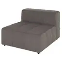 VELVET COTELÊ CINZA - SOFÁ MODULAR 1 LUGAR SOFO