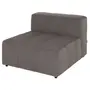 VELVET COTELÊ CINZA - SOFÁ MODULAR 1 LUGAR SOFO