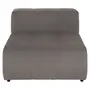 SOFÁ MODULAR 1 LUGAR SOFO - VELVET COTELÊ CINZA - Foto 2
