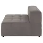 SOFÁ MODULAR 1 LUGAR SOFO - VELVET COTELÊ CINZA - Foto 3