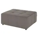 VELVET COTELÊ CINZA - PUFF MODULAR SOFO