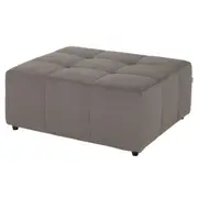PUFF MODULAR SOFO - VELVET COTELÊ CINZA - Foto 1
