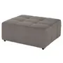 VELVET COTELÊ CINZA - PUFF MODULAR SOFO