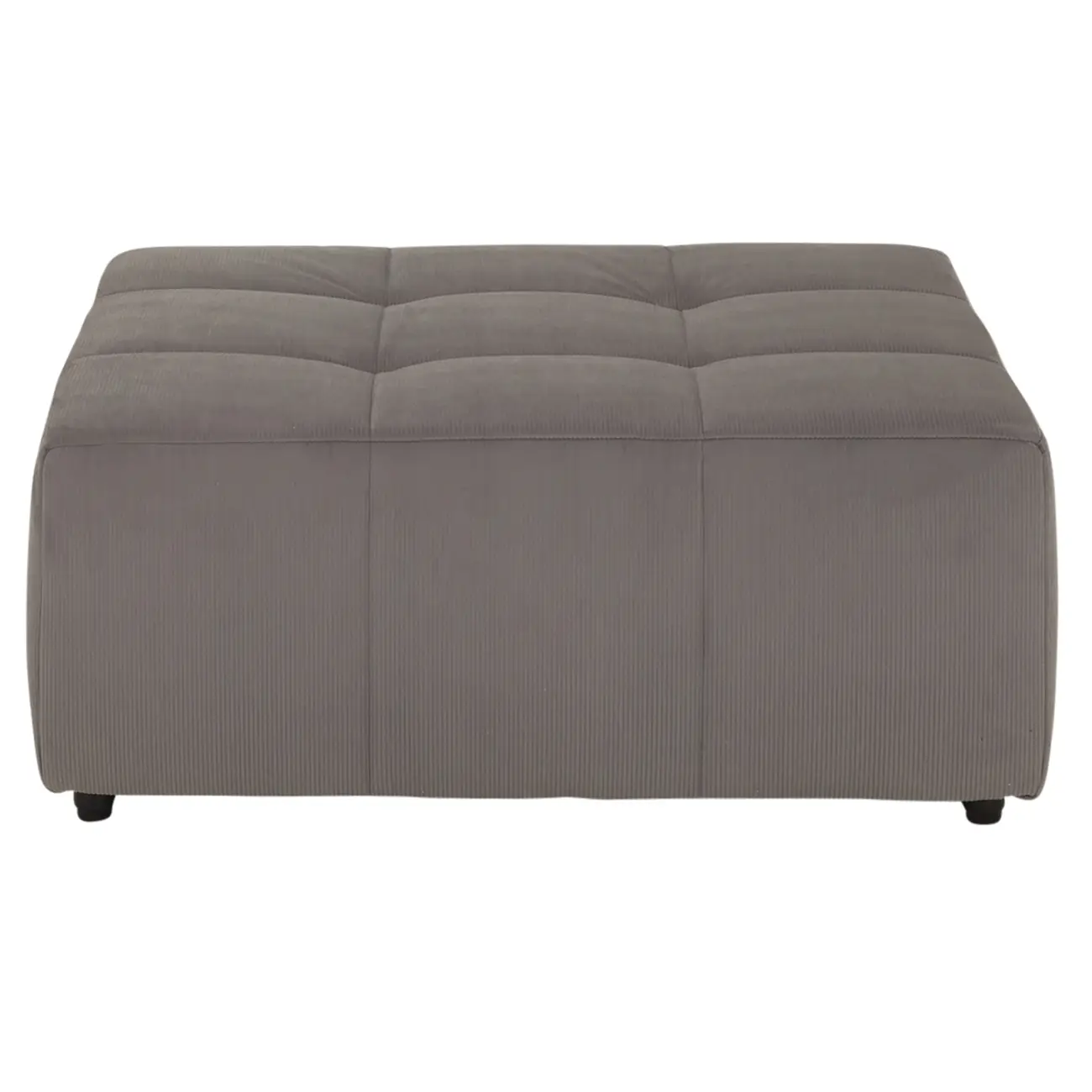 PUFF MODULAR SOFO - VELVET COTELÊ CINZA - Foto 2