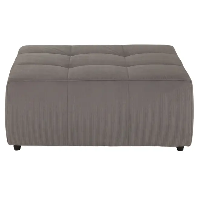 PUFF MODULAR SOFO - VELVET COTELÊ CINZA - Foto 2