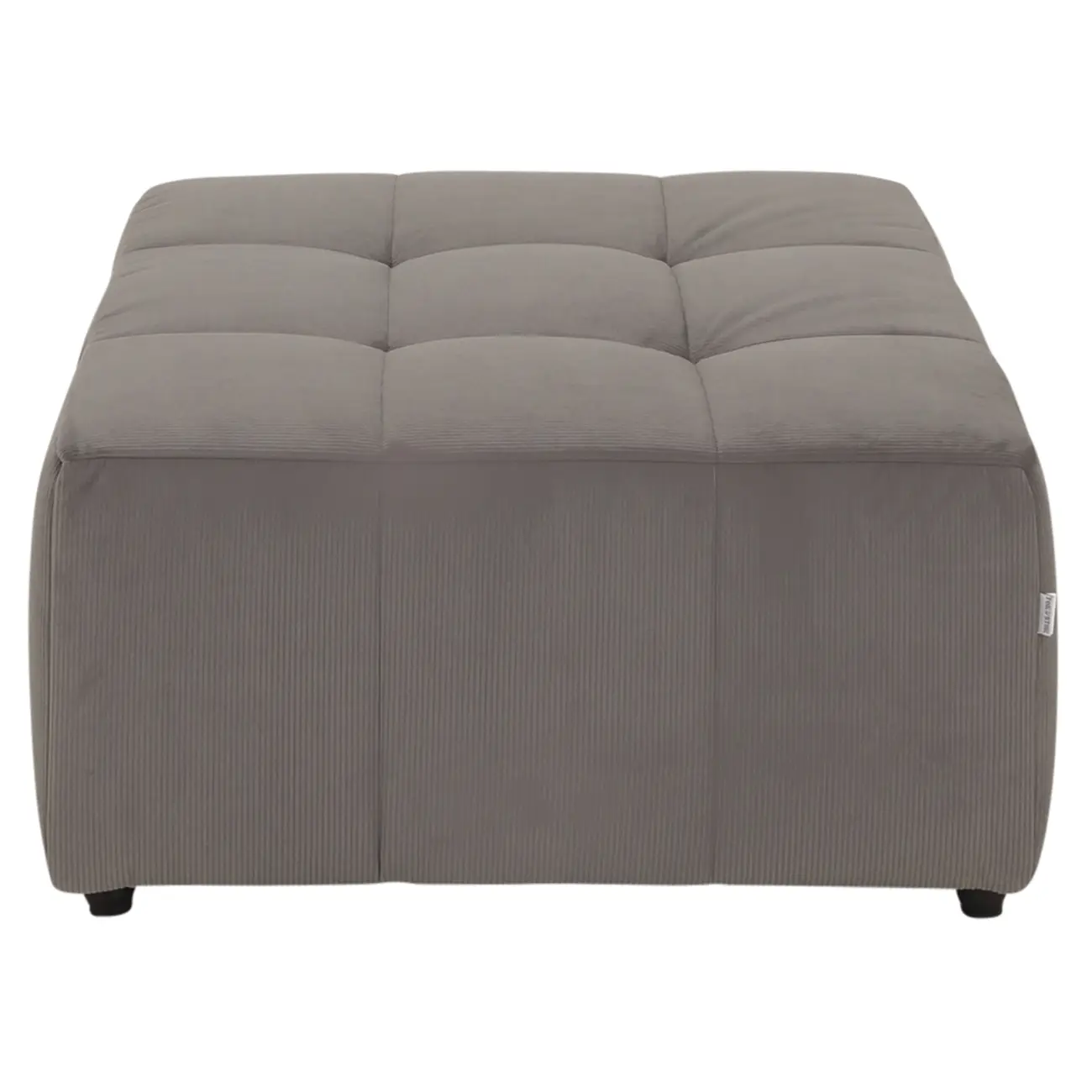 PUFF MODULAR SOFO - VELVET COTELÊ CINZA - Foto 3