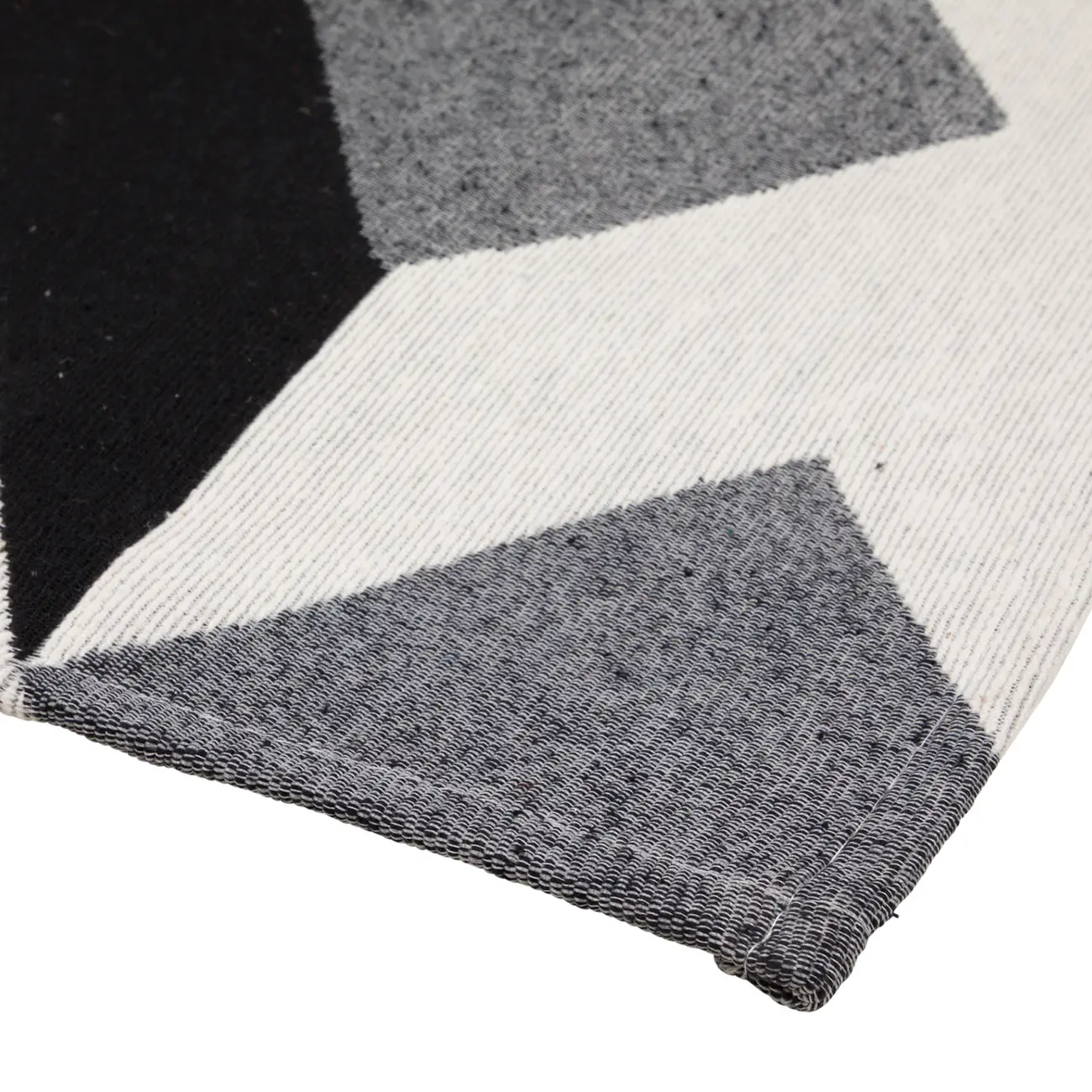TAPETE 40 CM X 70 CM VERZZO - PRETO/CINZA - Foto 3