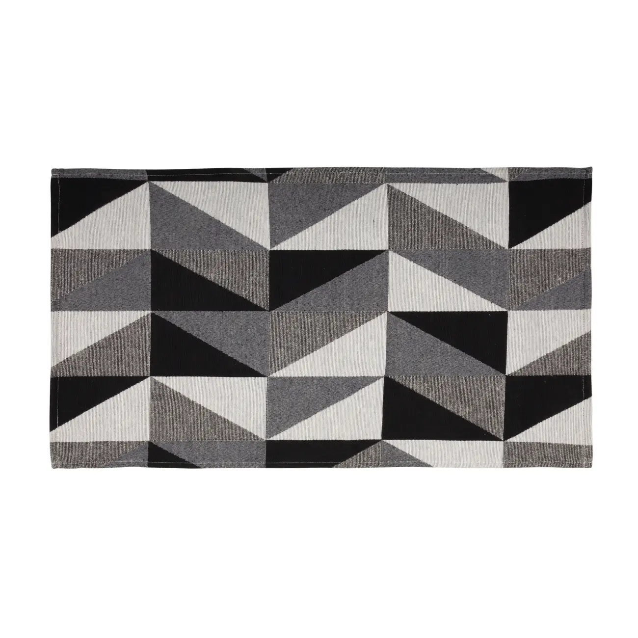 TAPETE 40 CM X 70 CM SCALING - PRETO/CINZA - Foto 1