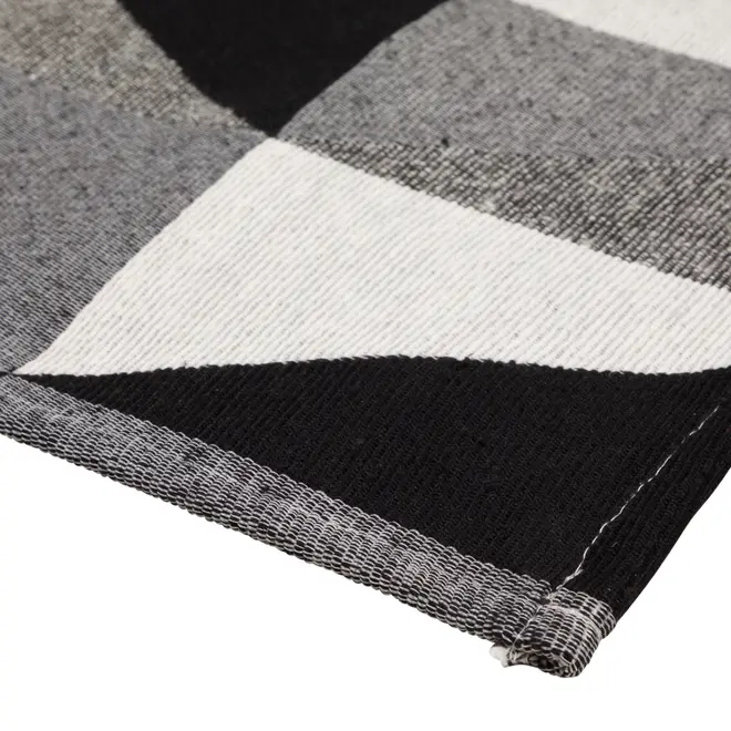 TAPETE 40 CM X 70 CM SCALING - PRETO/CINZA - Foto 3