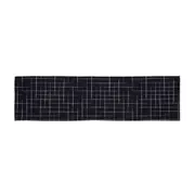 TAPETE 1,50 M X 40 CM ALFENAS - AZUL ESCURO/BRANCO - Foto 1