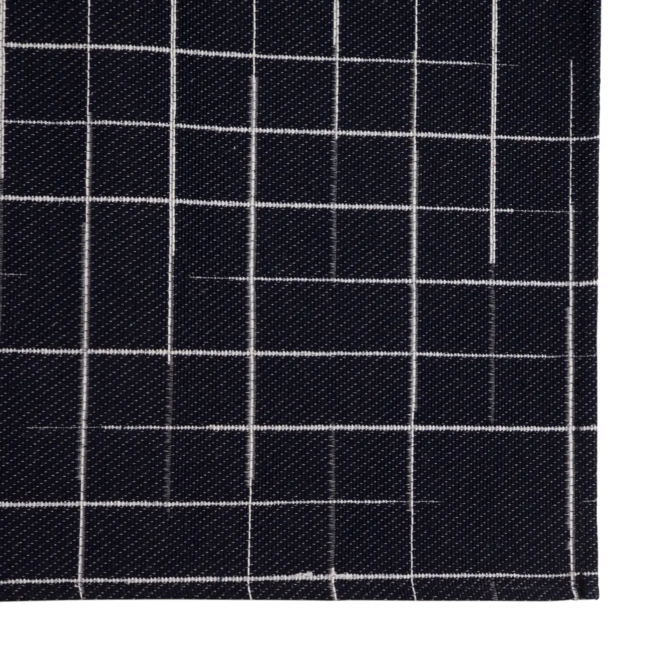 TAPETE 1,50 M X 40 CM ALFENAS - AZUL ESCURO/BRANCO - Foto 2
