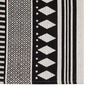 TAPETE 40 CM X 1,35 M DARAZO - PRETO/BRANCO - Foto 2