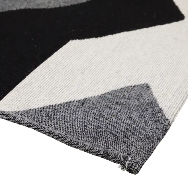 TAPETE 40 CM X 1,50 M VERZZO - PRETO/CINZA - Foto 3