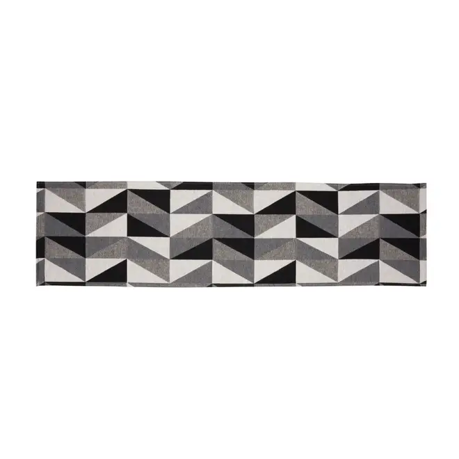 TAPETE 40 CM X 1,50 M SCALING - PRETO/CINZA - Foto 1