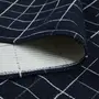 TAPETE 1,32 M X 2 M ALFENAS - AZUL ESCURO/BRANCO - Foto 5