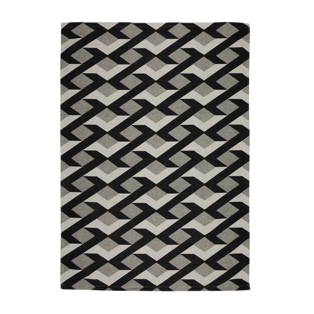 TAPETE 1,32 M X 2 M VERZZO - PRETO/CINZA - Foto 2