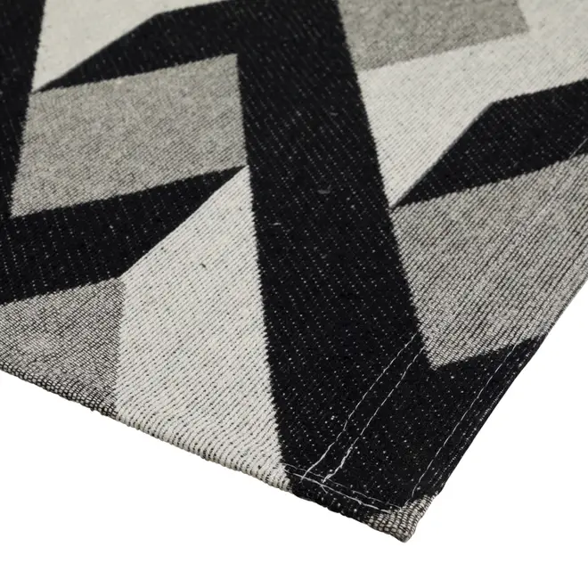 TAPETE 1,32 M X 2 M VERZZO - PRETO/CINZA - Foto 4