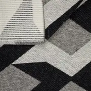 TAPETE 1,32 M X 2 M VERZZO - PRETO/CINZA - Foto 6
