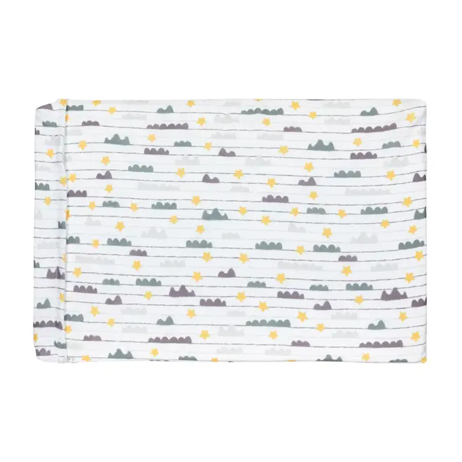 CAPA PARA TROCADOR 47 CM X 69 CM CIEL - BRANCO/MULTICOR - Foto 4
