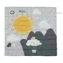 TAPETE MÊSVERÁRIO ATIVIDADE 1,10 M X 1,10 M CIEL - CINZA/MULTICOR - Foto 1