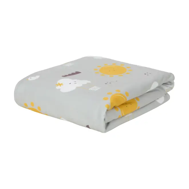 MANTA PARA BEBÊ 70 CM X 90 CM CIEL - CINZA/MULTICOR - Foto 1