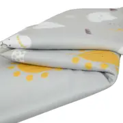 MANTA PARA BEBÊ 70 CM X 90 CM CIEL - CINZA/MULTICOR - Foto 3