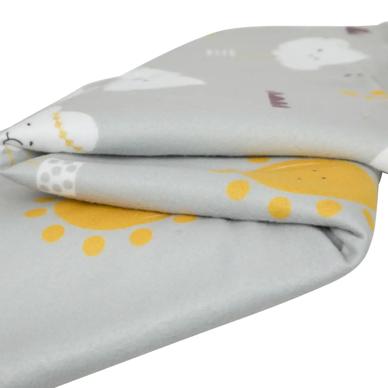 MANTA PARA BEBÊ 70 CM X 90 CM CIEL - CINZA/MULTICOR - Foto 3