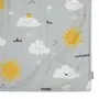 MANTA PARA BEBÊ 70 CM X 90 CM CIEL - CINZA/MULTICOR - Foto 4