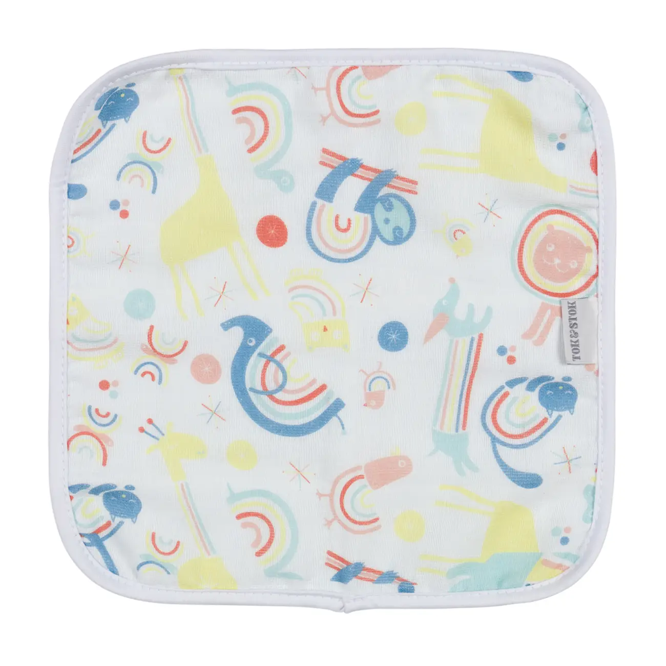 KIT TOALHA DE BOCA 25 CM X 25 CM COM 3 ARCA-ÍRIS - CORES CALEIDOCOLOR - Foto 3