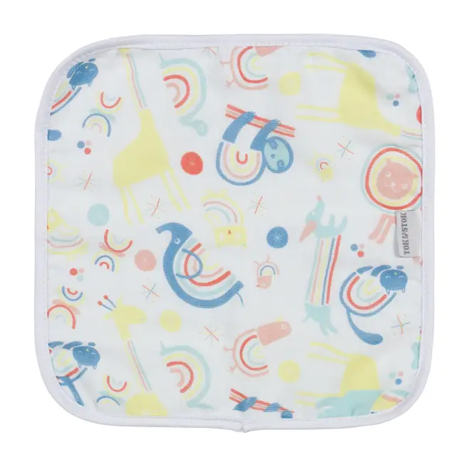 KIT TOALHA DE BOCA 25 CM X 25 CM COM 3 ARCA-ÍRIS - CORES CALEIDOCOLOR - Foto 3