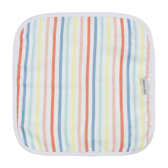 KIT TOALHA DE BOCA 25 CM X 25 CM COM 3 ARCA-ÍRIS - CORES CALEIDOCOLOR - Foto 5