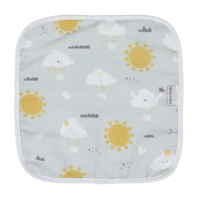 TOALHA DE BOCA 25 CM X 25 CM KIT COM 3 CIEL - CINZA/MULTICOR - Foto 3