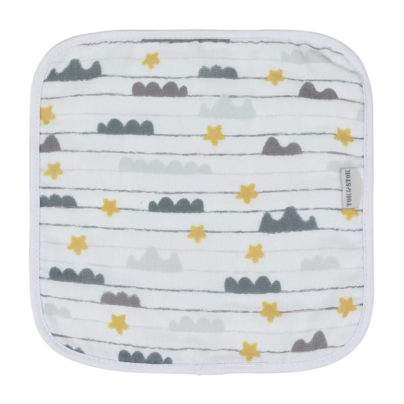 TOALHA DE BOCA 25 CM X 25 CM KIT COM 3 CIEL - CINZA/MULTICOR - Foto 5